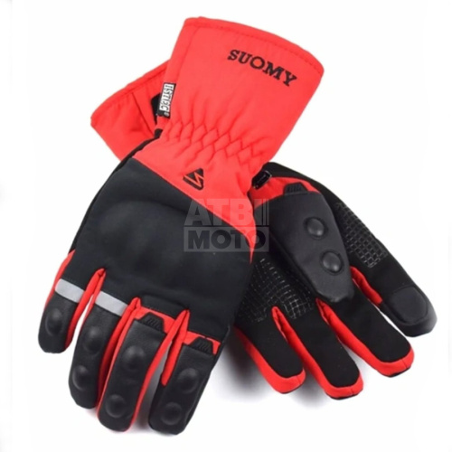 Перчатки зимние SUOMY Red GL88, M Перчатки зимние SUOMY Red GL88, M