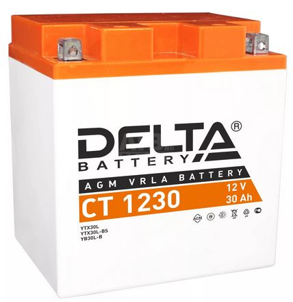 АКБ 12V30Ah (168х126х175) ( необслуж.) Delta АКБ 12V30Ah (168х126х175) ( необслуж.) Delta