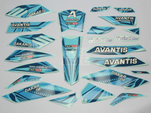 Набор наклеек Avantis Dakar Набор наклеек Avantis Dakar